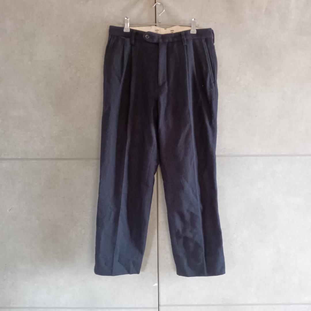 Phlannel フランネル 2TUCK ウールスラックス 日本製 X3860