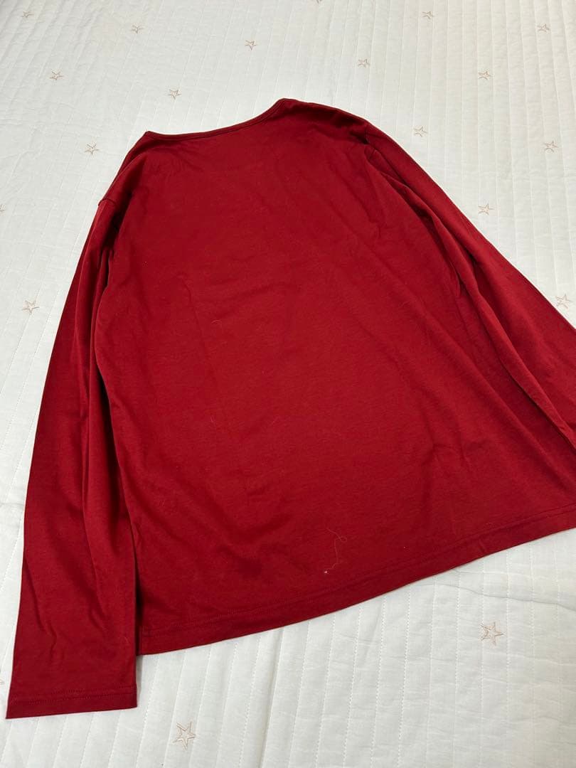 ピンクハウス　ピーターラビット　プリント　コラボ　カットソー　長袖　綿　赤　L