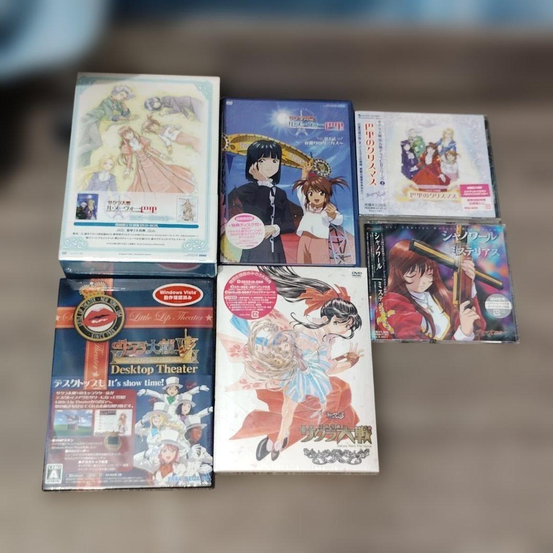 【グッズ】 サクラ大戦 DVD 等 活動写真 巴里 CD デスクトップアクセサリ
