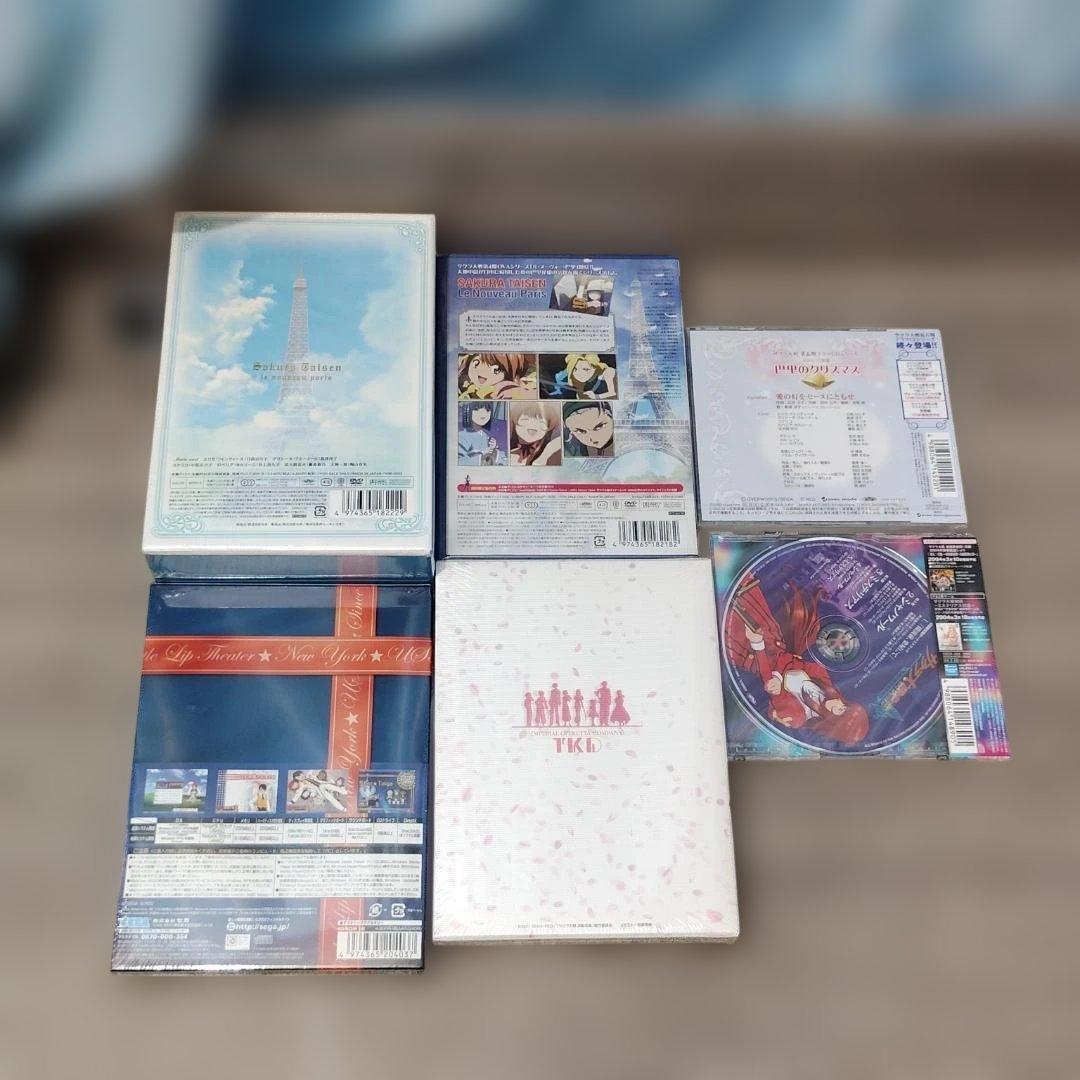 【グッズ】 サクラ大戦 DVD 等 活動写真 巴里 CD デスクトップアクセサリ