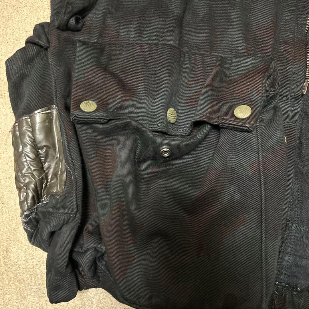 Swiss armyスイス軍　M60 ミリタリージャケット アルペンカモ 黒染め