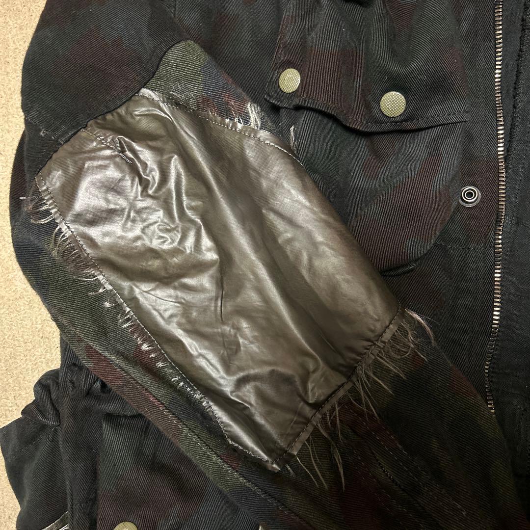 Swiss armyスイス軍　M60 ミリタリージャケット アルペンカモ 黒染め