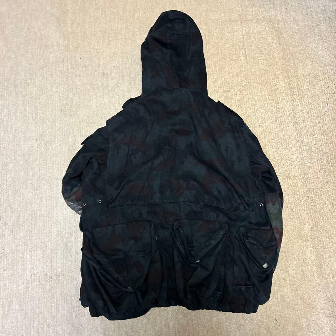 Swiss armyスイス軍　M60 ミリタリージャケット アルペンカモ 黒染め
