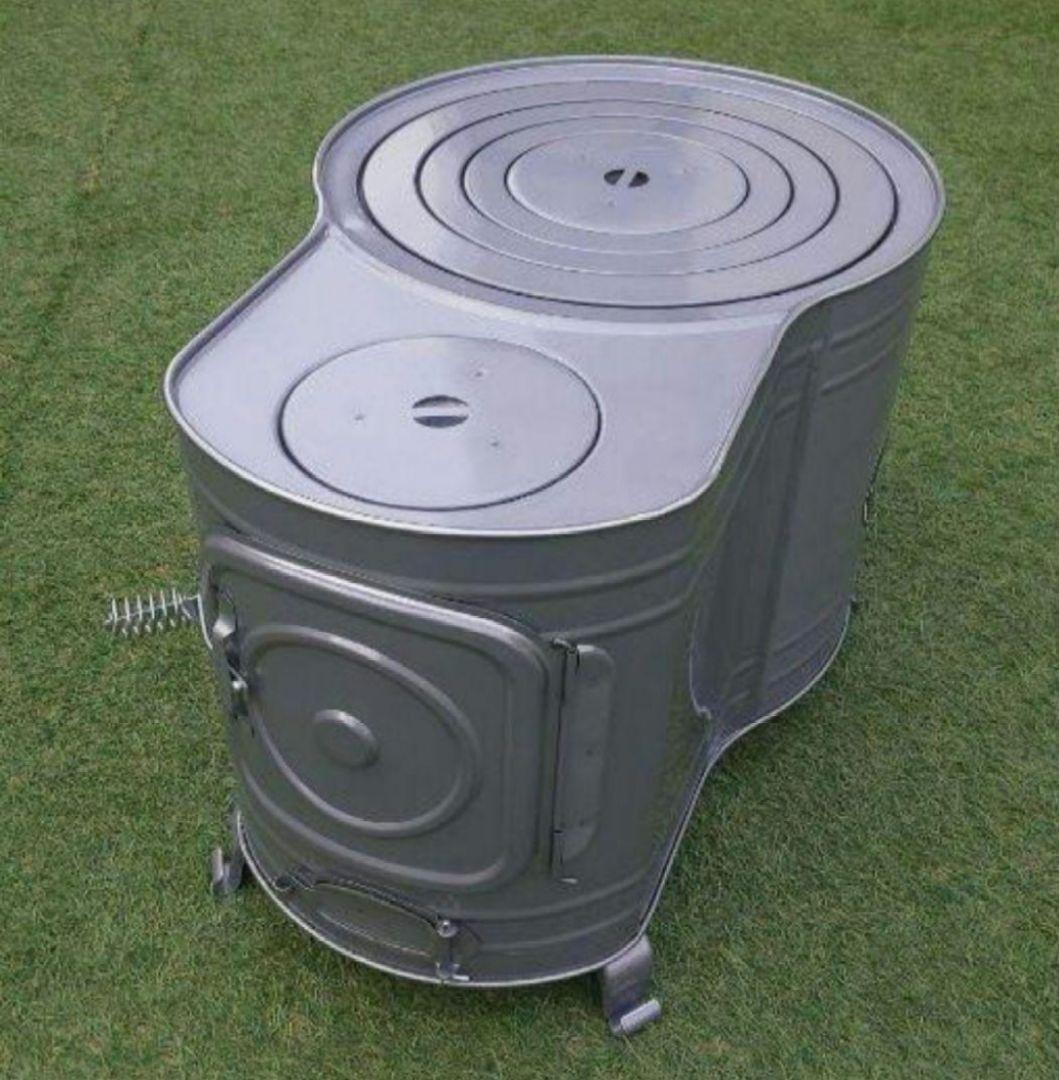 ★薪ストーブ 時計型 新品未使用 ★冬キャンプ冬BBQや災害時に