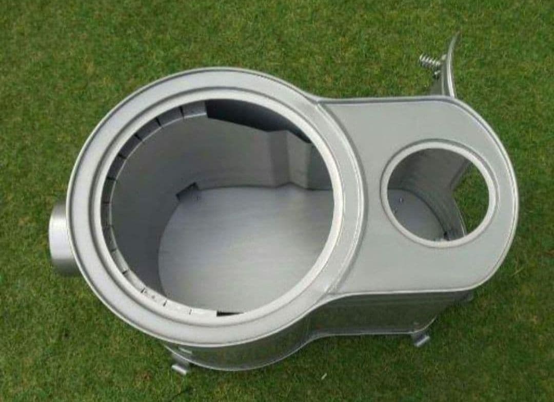 ★薪ストーブ 時計型 新品未使用 ★冬キャンプ冬BBQや災害時に