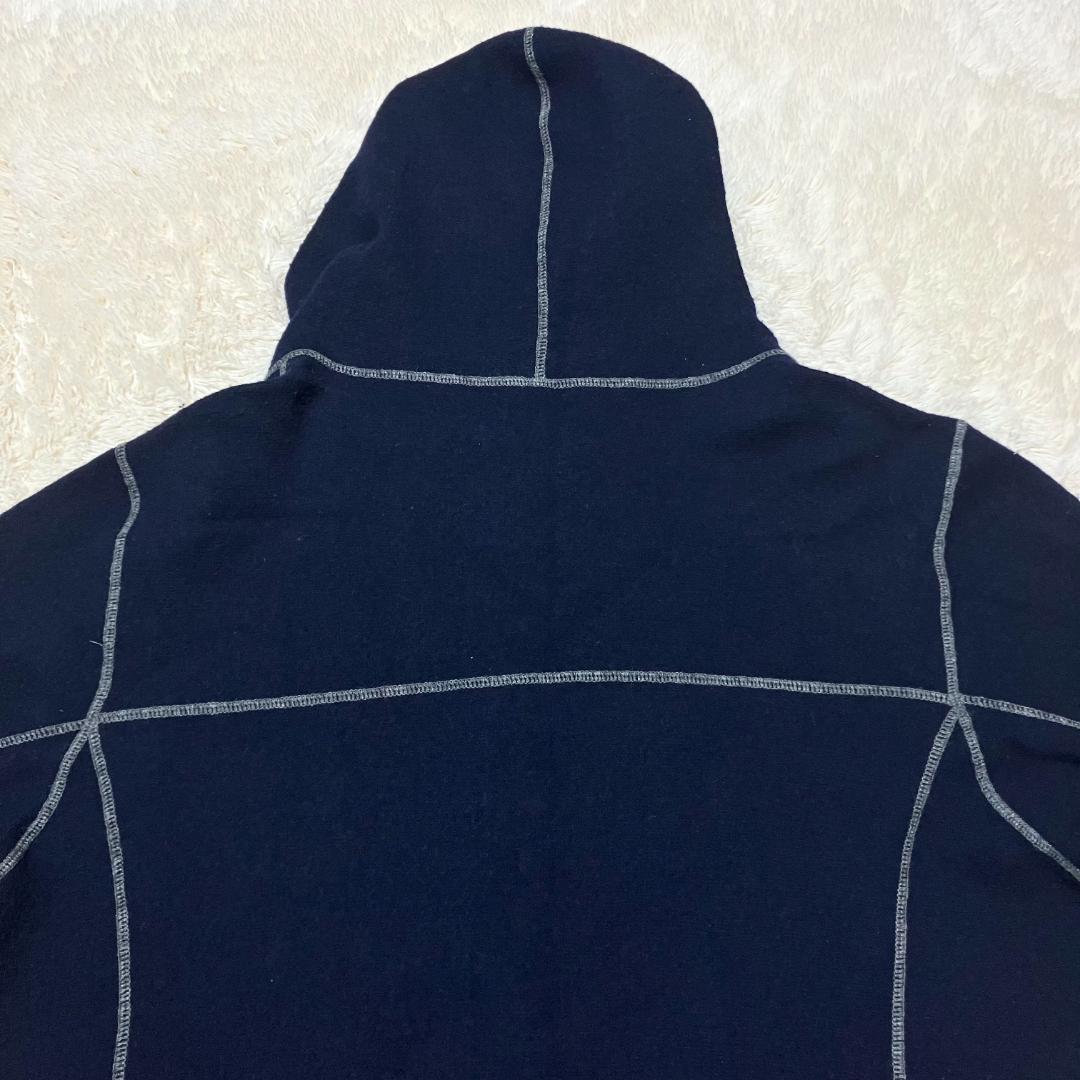 45rpm✨ オーバーサイズ ブランケットステッチ ウール スモックコート