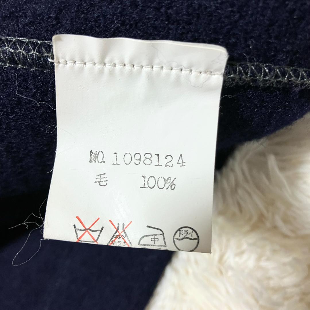 45rpm✨ オーバーサイズ ブランケットステッチ ウール スモックコート