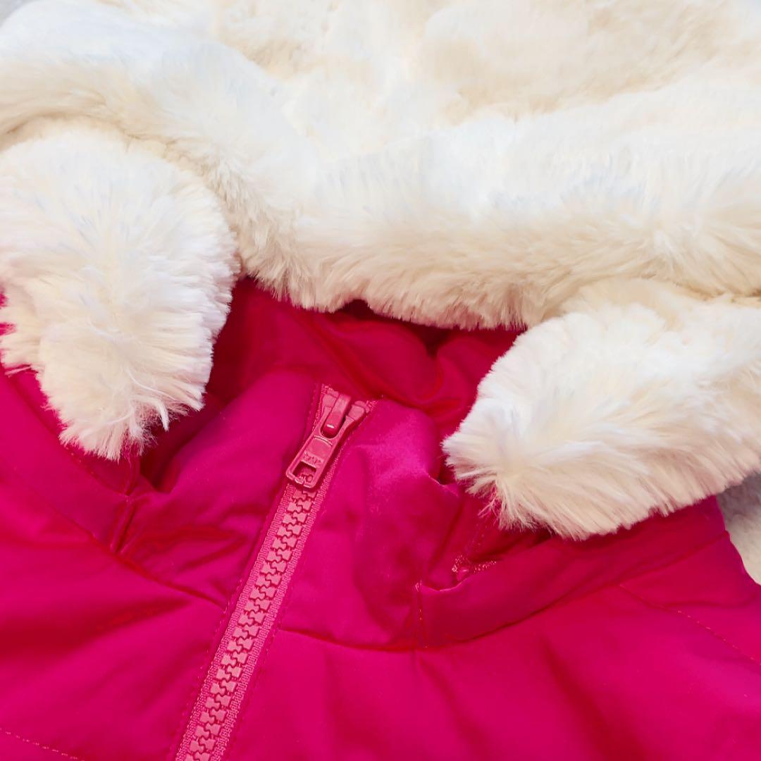 未使用級　近年　アルチビオ　中綿　ジャケット　フクロウ　ピンク　ファー　2WAY