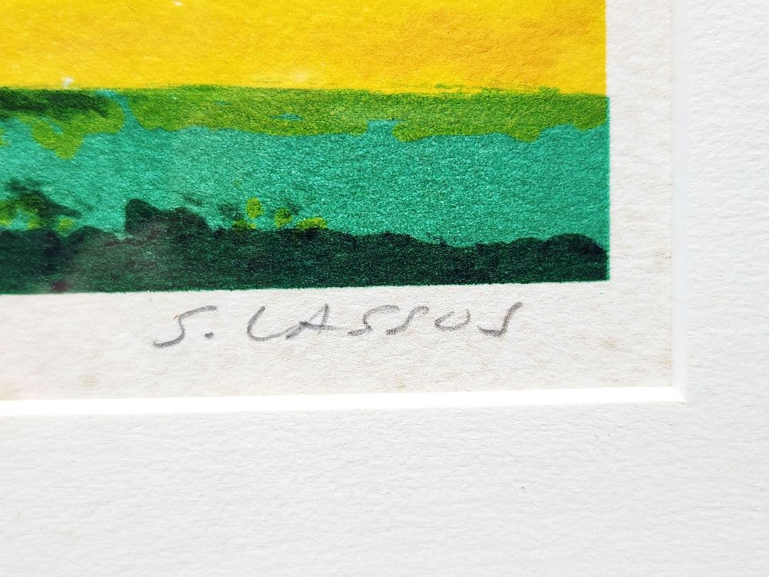 Serge Lassus セルジュラシス 乗馬 EA リトグラフ