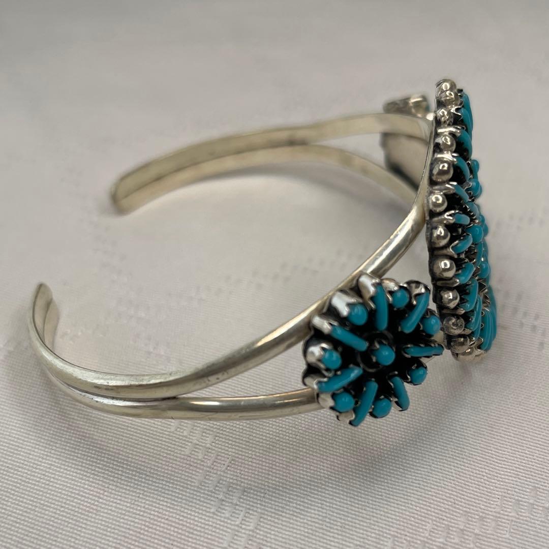 ズニ族スタイル ターコイズ バングル