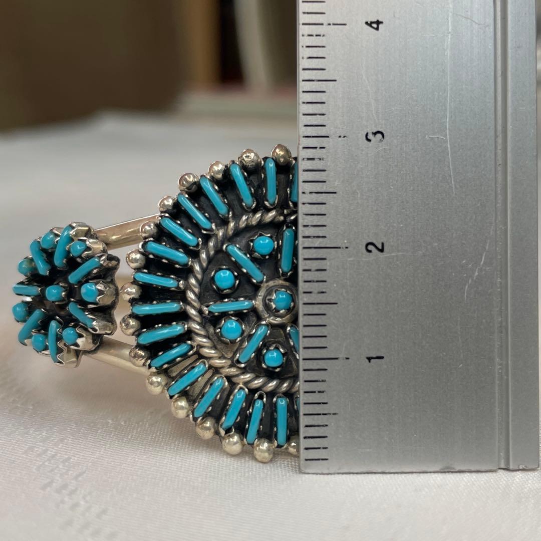 ズニ族スタイル ターコイズ バングル