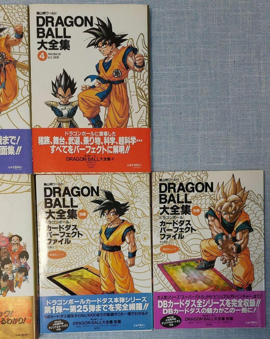 ドラゴンボール 大全集 & ポスター 全巻初版7冊、別冊2冊セット