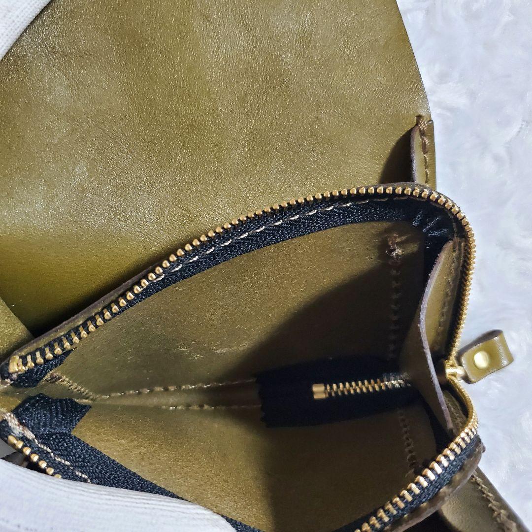 【未使用級】HERZ おめかしウォレット グリーン 現行 折財布