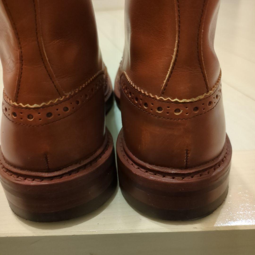 【美品】Tricker'sカントリーブーツ　　マロンアンティークM2508