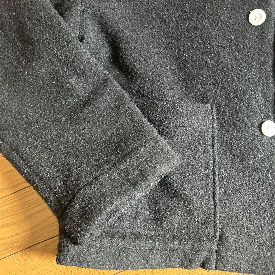 HUIS. 遠州織物　☆ウールフランネルコート