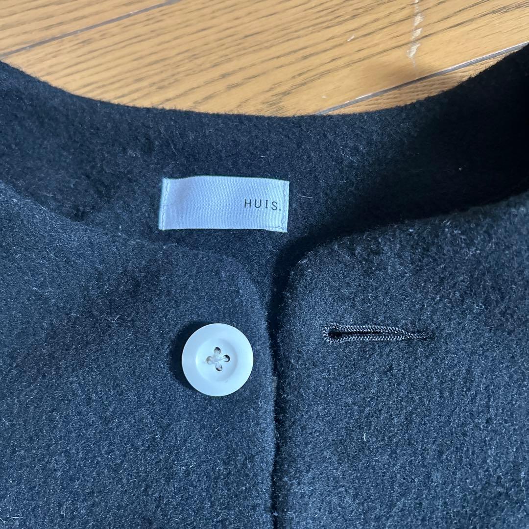 HUIS. 遠州織物　☆ウールフランネルコート