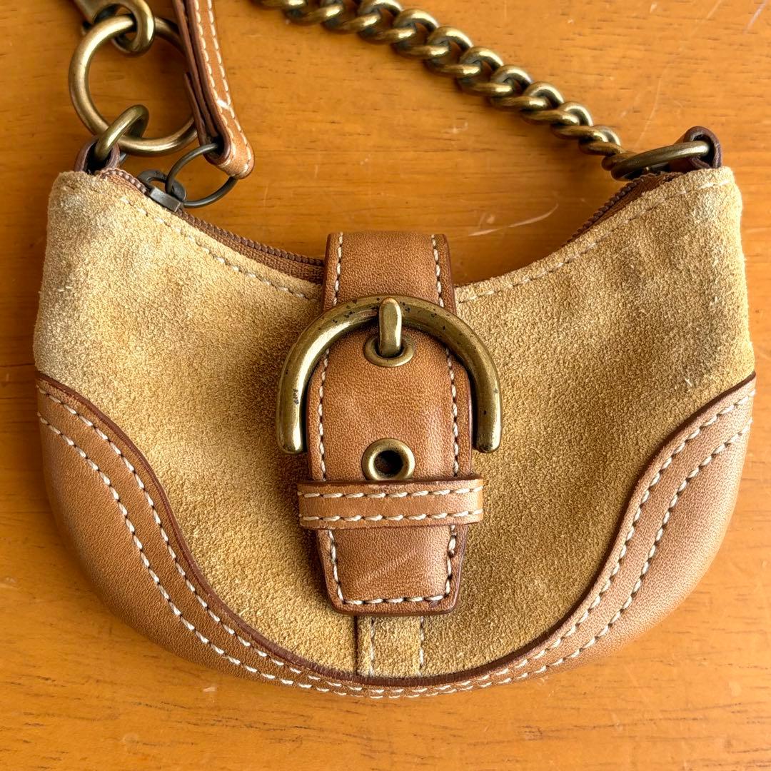 vintage coach オールドコーチ チャーム キーチェーン ブラウン