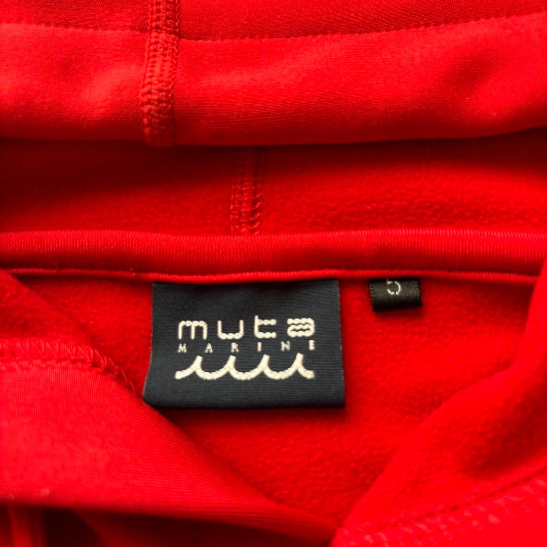 【muta marine】ストレッチ プルオーバーパーカ サイズ５