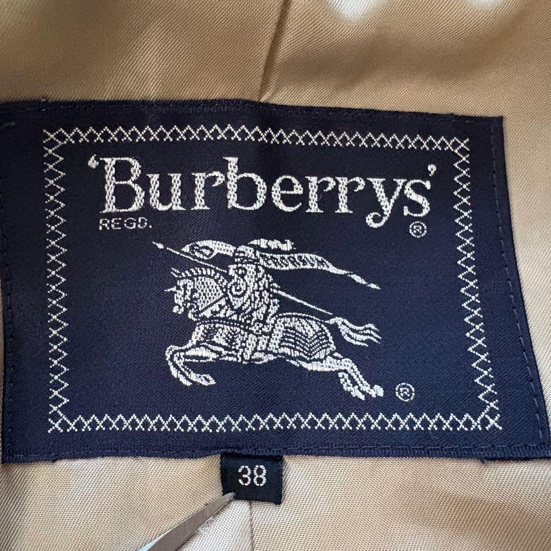 美品　バーバリーズ　チェスターコート　ノバチェック　カシミヤ M ベージュ