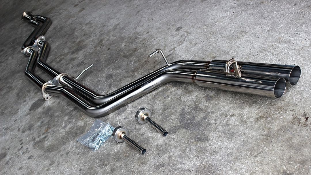 jzx100ステンレス製デュアルマフラー