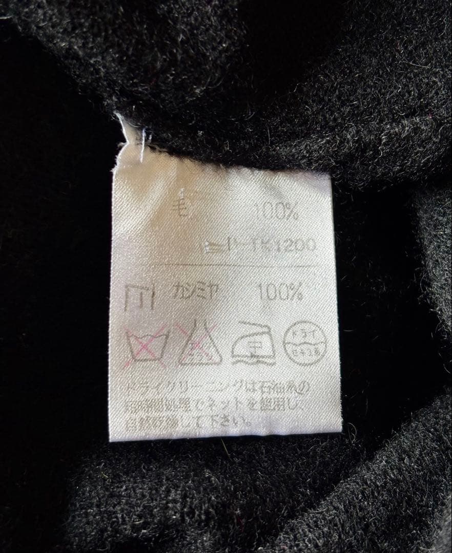 新品同様 メンズ BAY HILL CLASSIC カシミアセーター M 黒