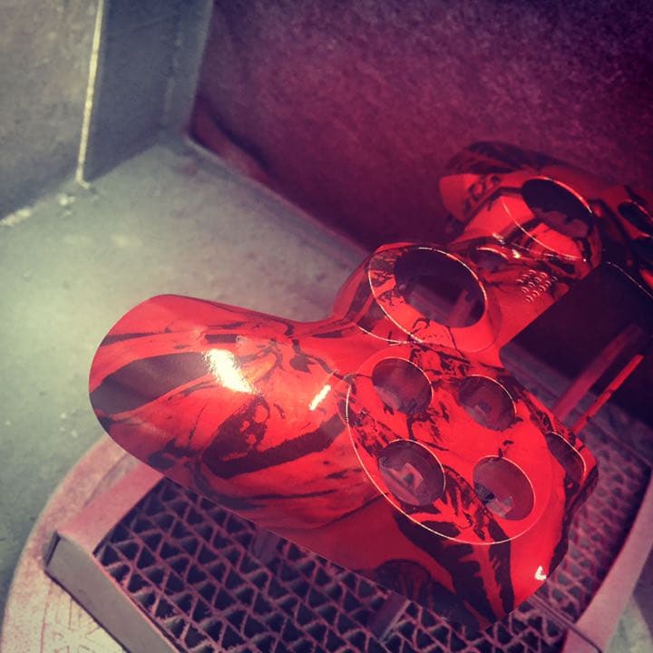 PS4コントローラー フロントシェル 自家塗装品