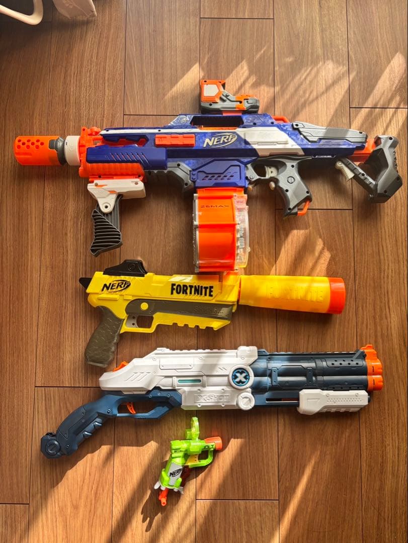 【期間限定値下げ】NERF xshotトイガンセット ４種