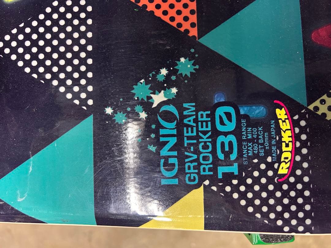 IGNIO GRV TEAM ROCKER 130 スノーボード