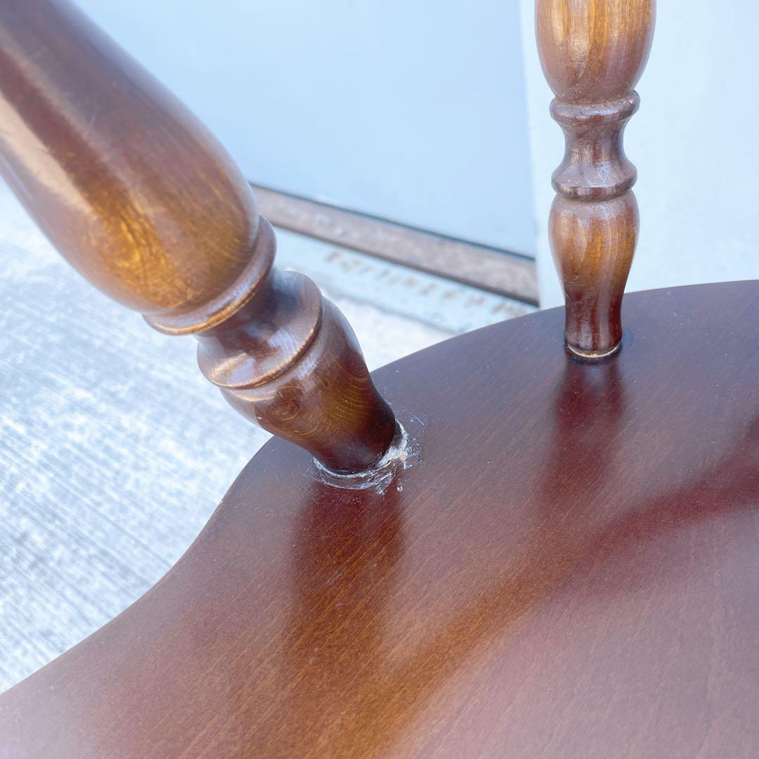 【送料込】飛騨産業 キツツキ アンティーク ウィンザーチェア アームチェア③