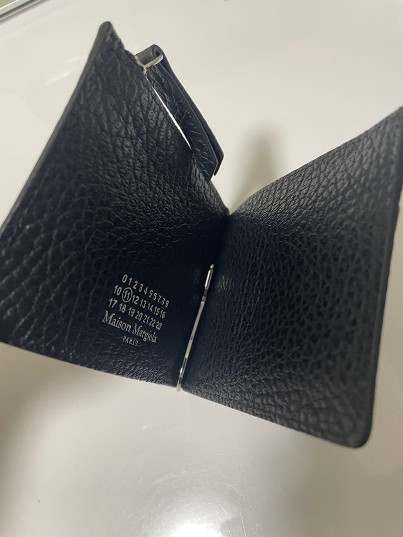 メゾンマルジェラ 4ステッチ マネークリップ ウォレット