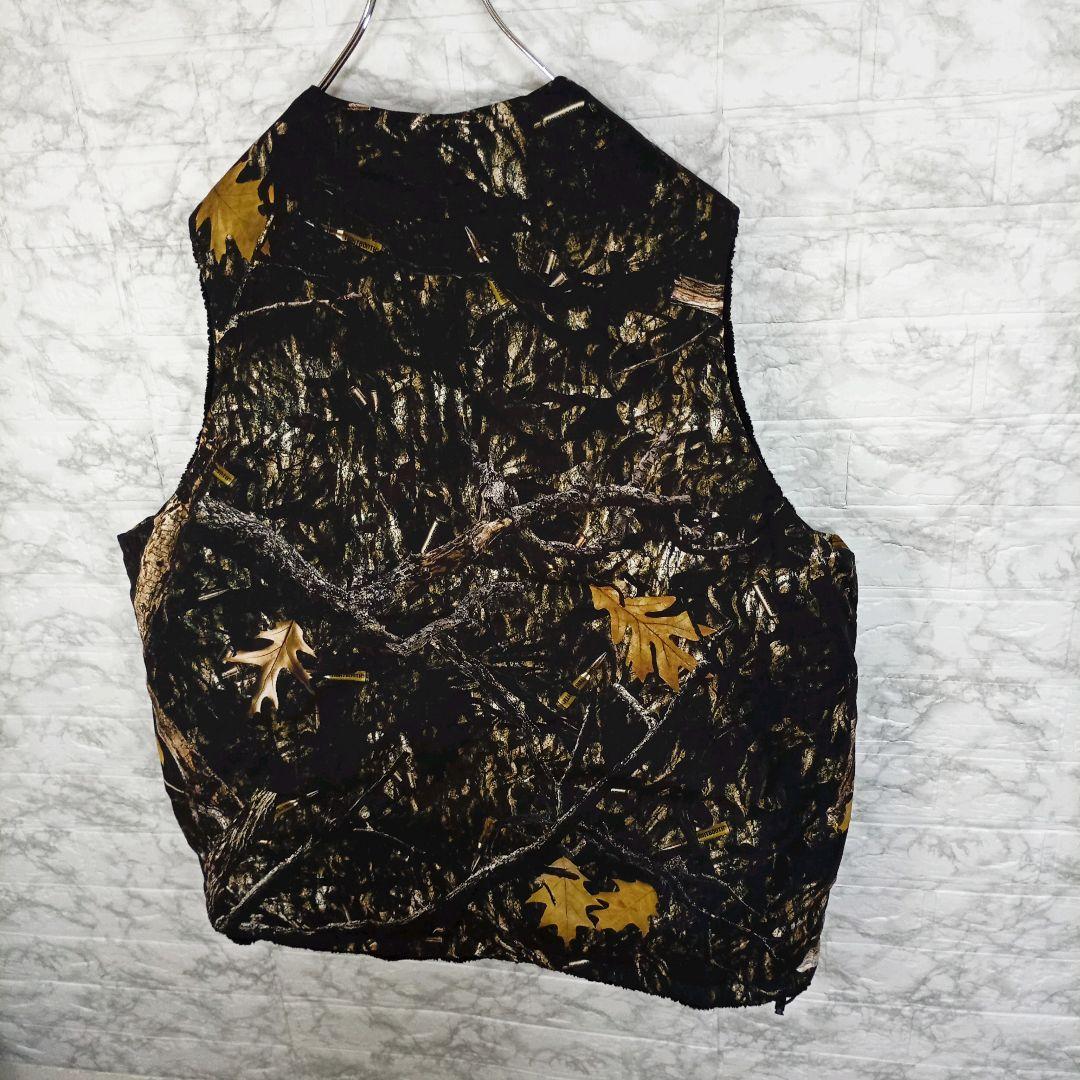 【TIGHTBOOTH】リアルツリー　リバーシブル　中綿ベスト