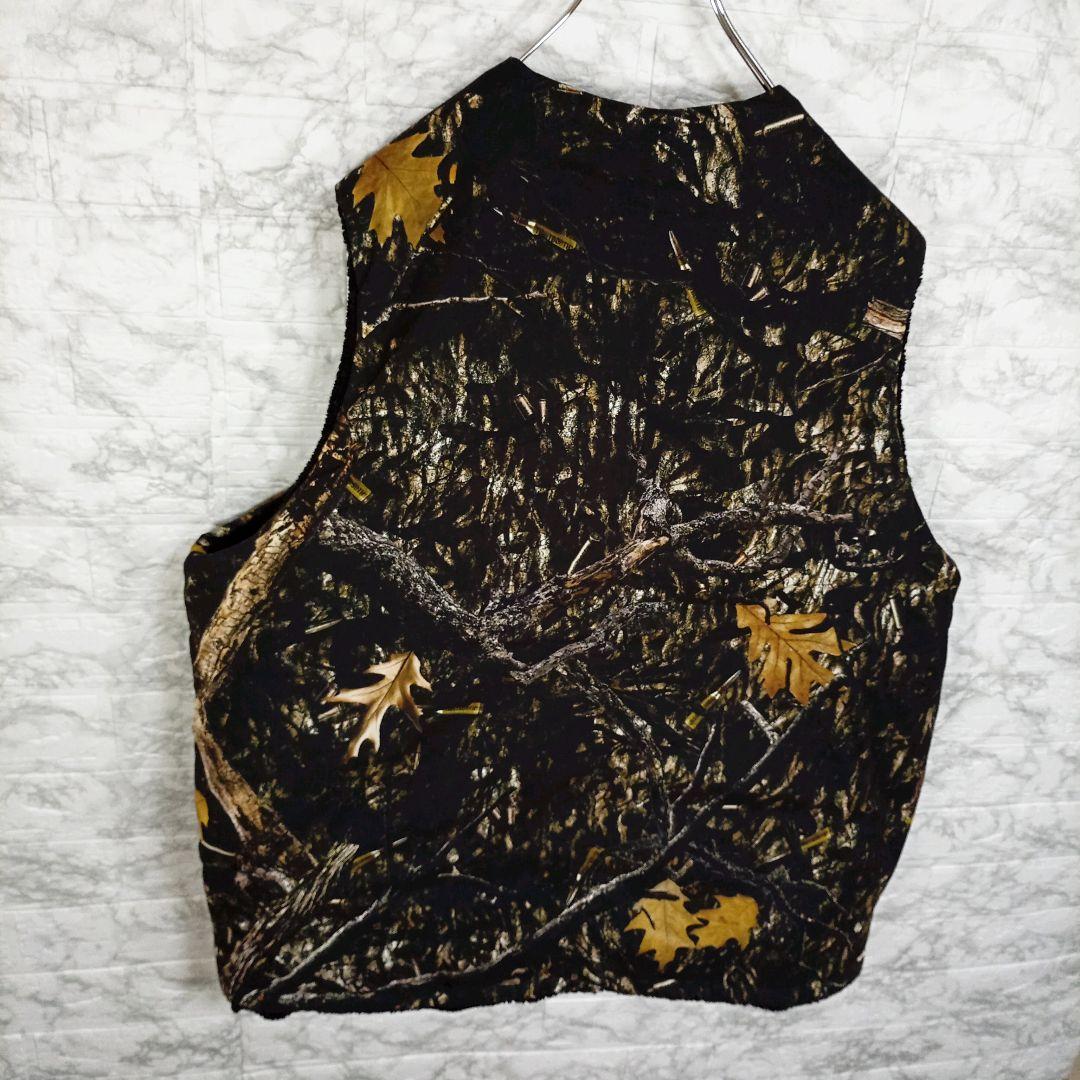 【TIGHTBOOTH】リアルツリー　リバーシブル　中綿ベスト