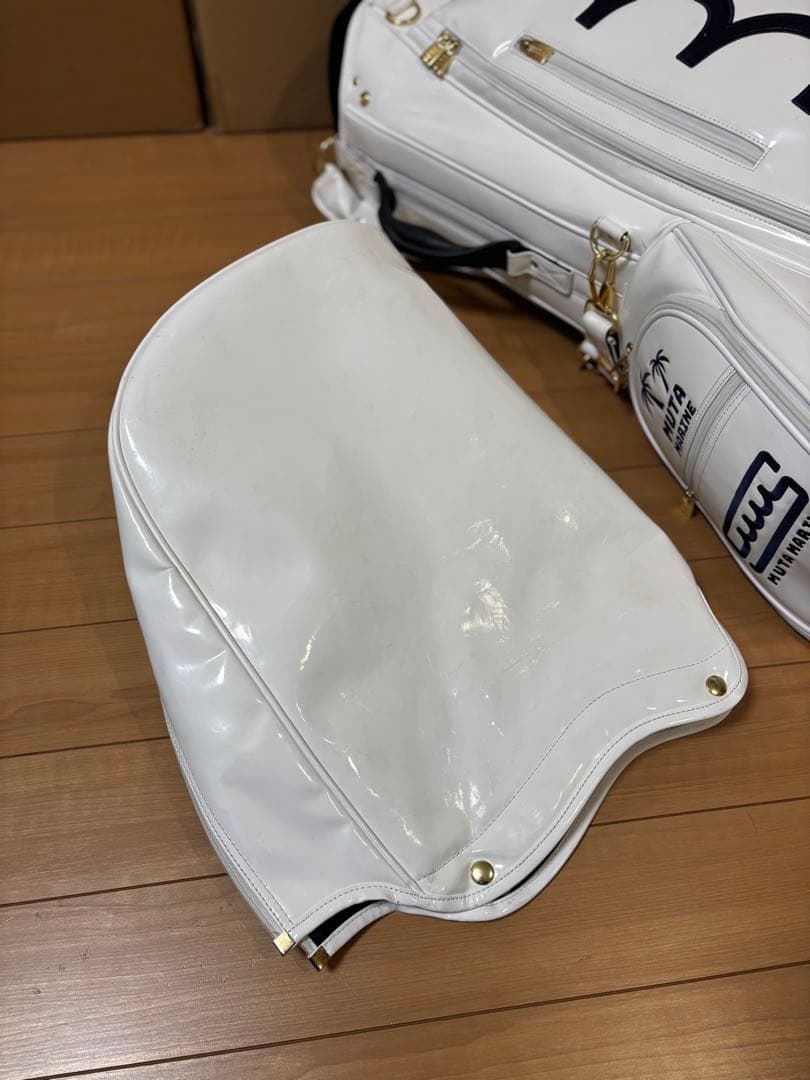 muta MARIN ムータマリン エナメル スタンドキャディバッグ 灯台 美品