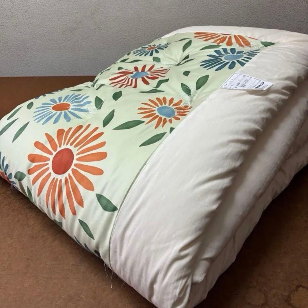 シングル掛け布団　綿布団　少し軽め　日本製