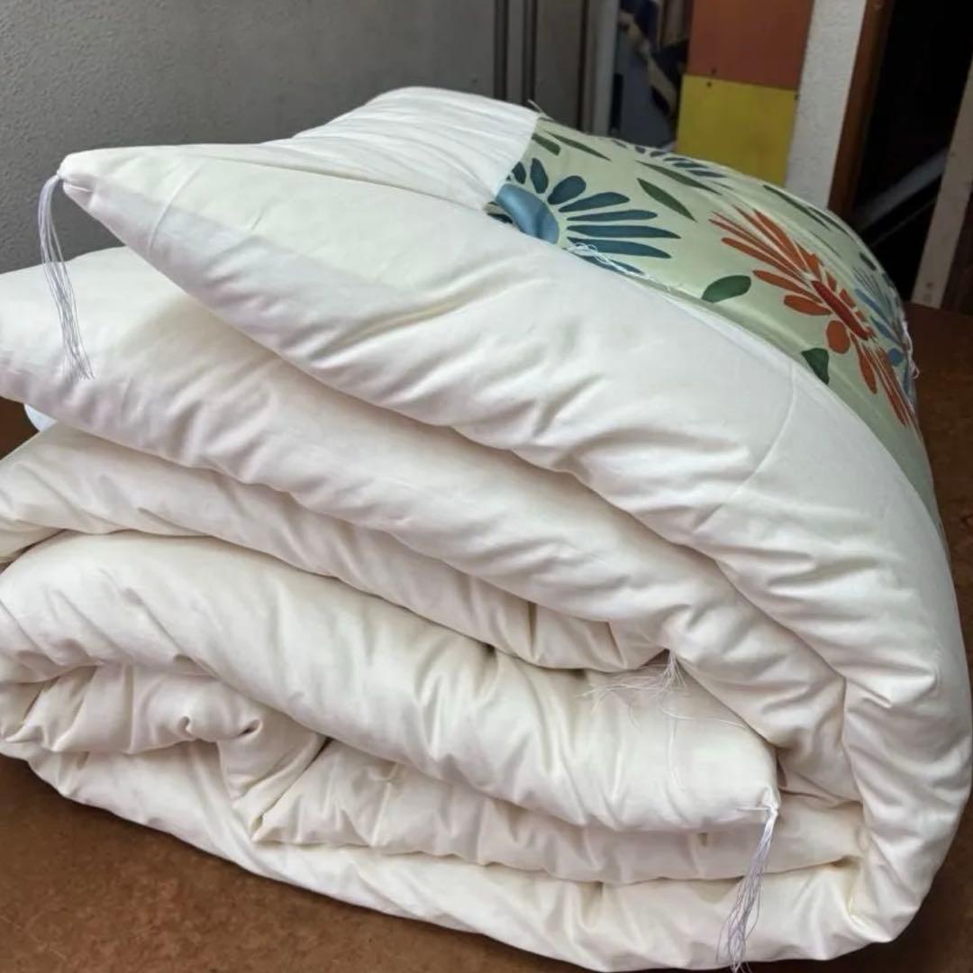 シングル掛け布団　綿布団　少し軽め　日本製