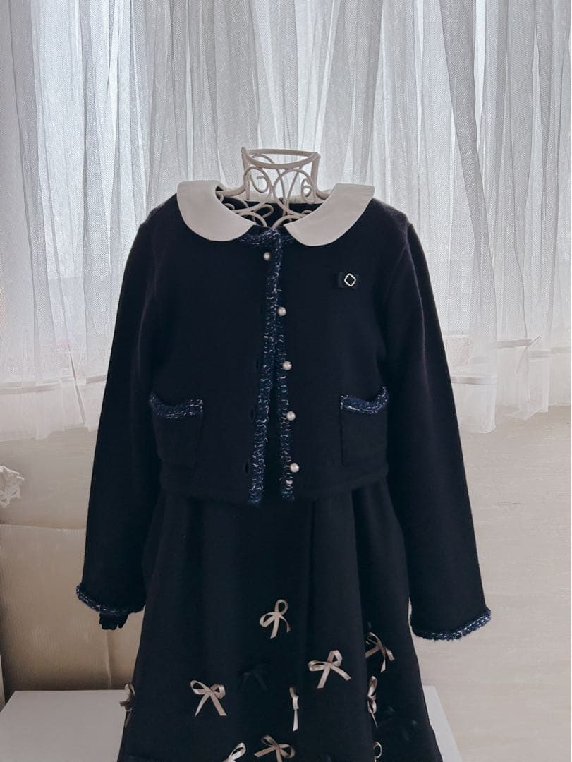 美品♡43600円TOCCAフォーマルワンピース♡カーディガン最終御値下げ