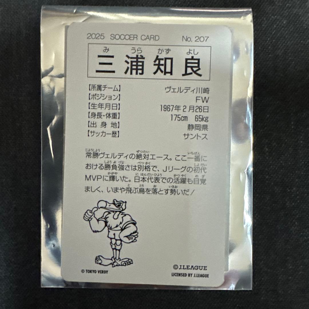 Jリーグチップス復刻Jリーグカード 三浦知良 選手