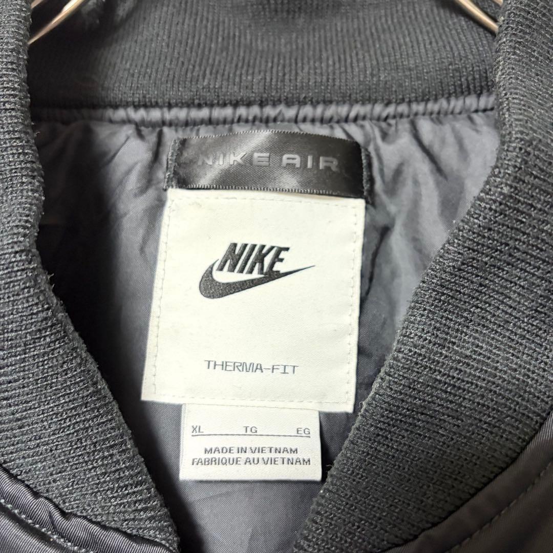 Nike AIR XL 黒 MA-1 ボンバー ジャケット 人気サイズ ブラック