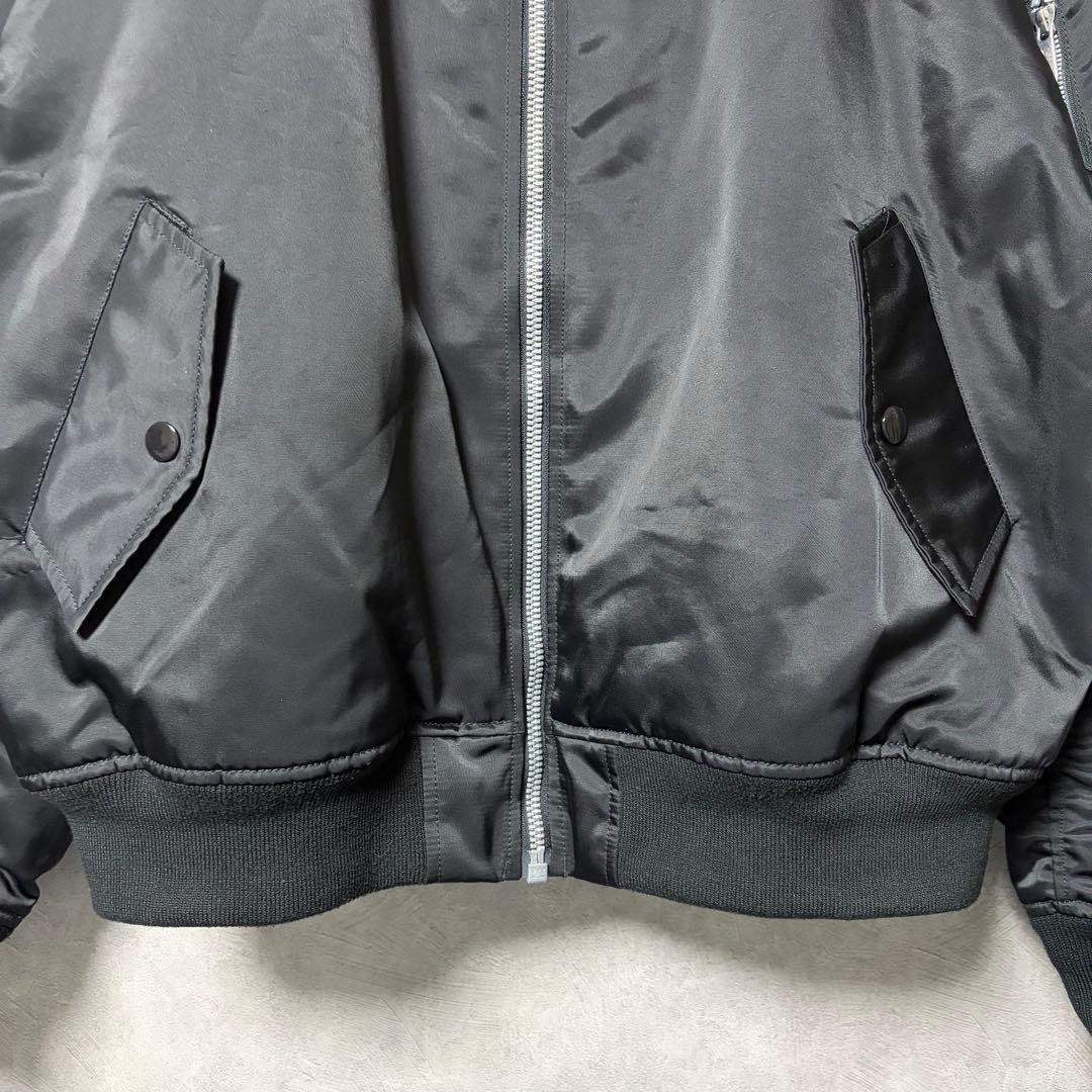 Nike AIR XL 黒 MA-1 ボンバー ジャケット 人気サイズ ブラック