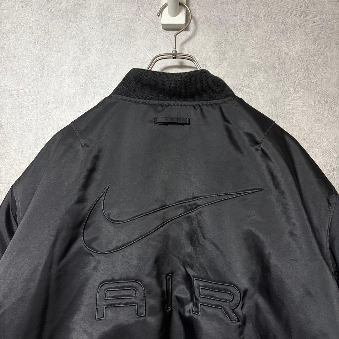 Nike AIR XL 黒 MA-1 ボンバー ジャケット 人気サイズ ブラック