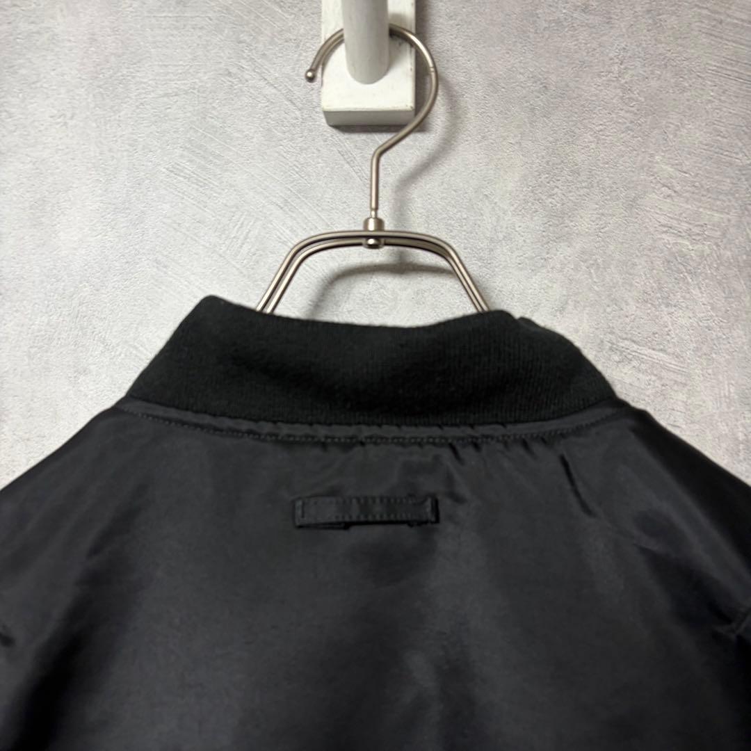 Nike AIR XL 黒 MA-1 ボンバー ジャケット 人気サイズ ブラック