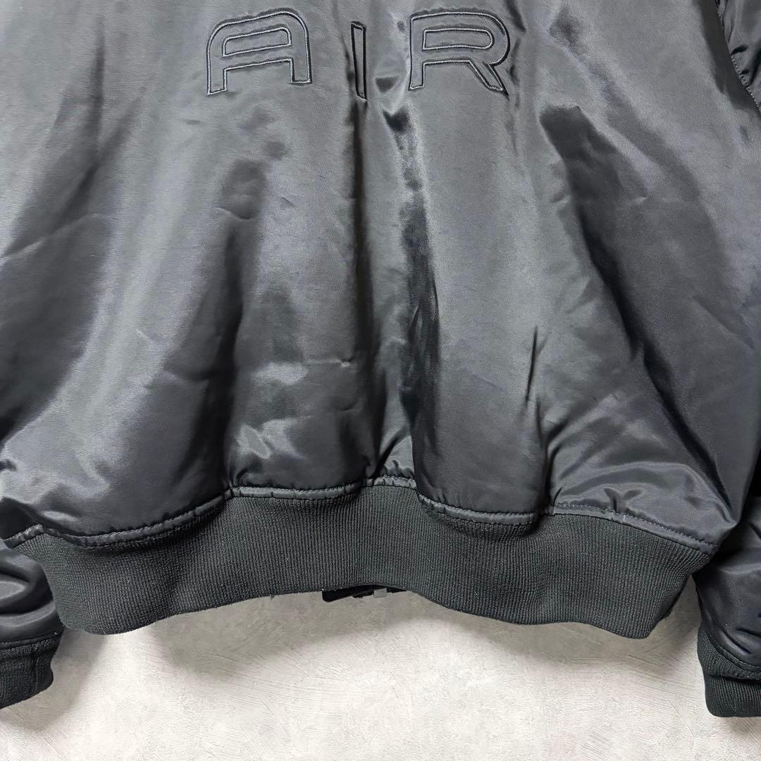 Nike AIR XL 黒 MA-1 ボンバー ジャケット 人気サイズ ブラック