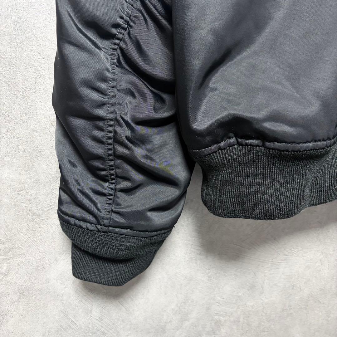 Nike AIR XL 黒 MA-1 ボンバー ジャケット 人気サイズ ブラック