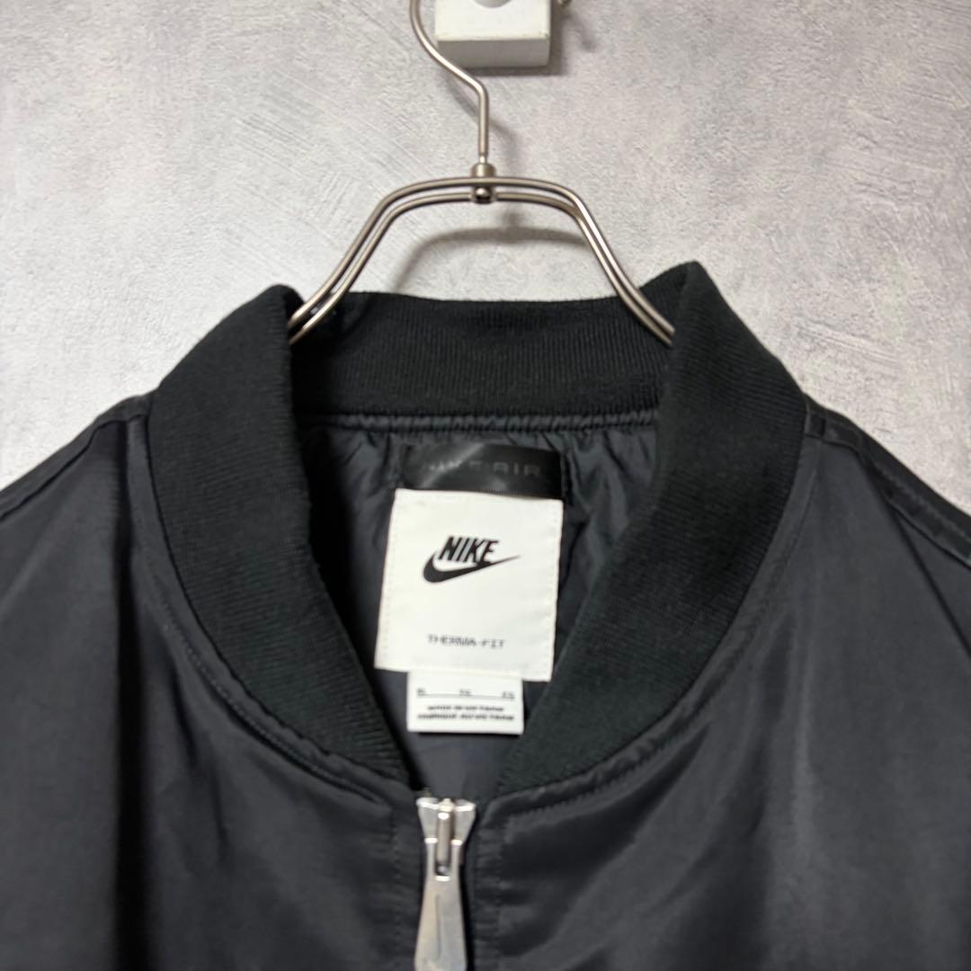 Nike AIR XL 黒 MA-1 ボンバー ジャケット 人気サイズ ブラック