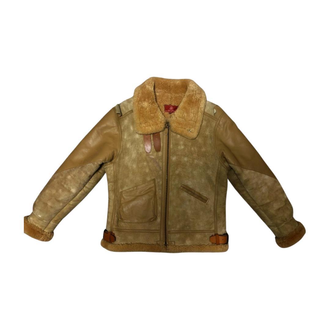 希少色 アヴィレックス AVIREX フライトジャケット B-3 ベージュ 38