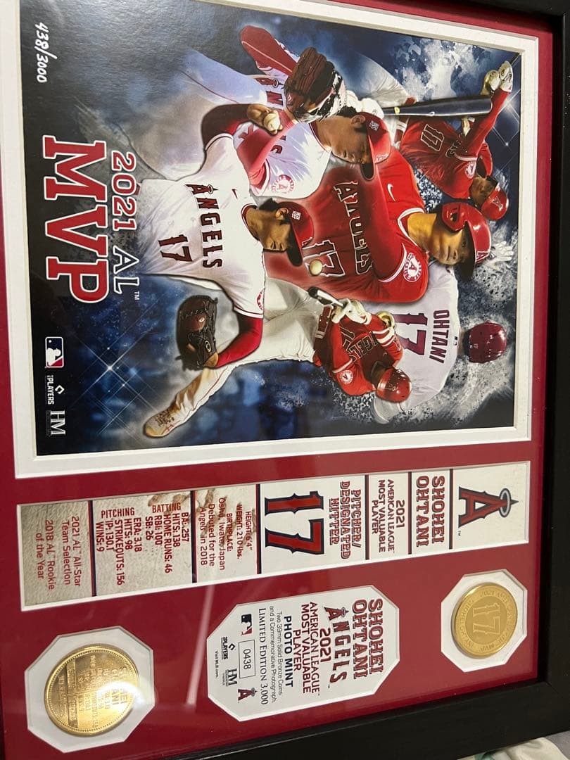 大谷翔平3000限定2021年MVP記念グッズ