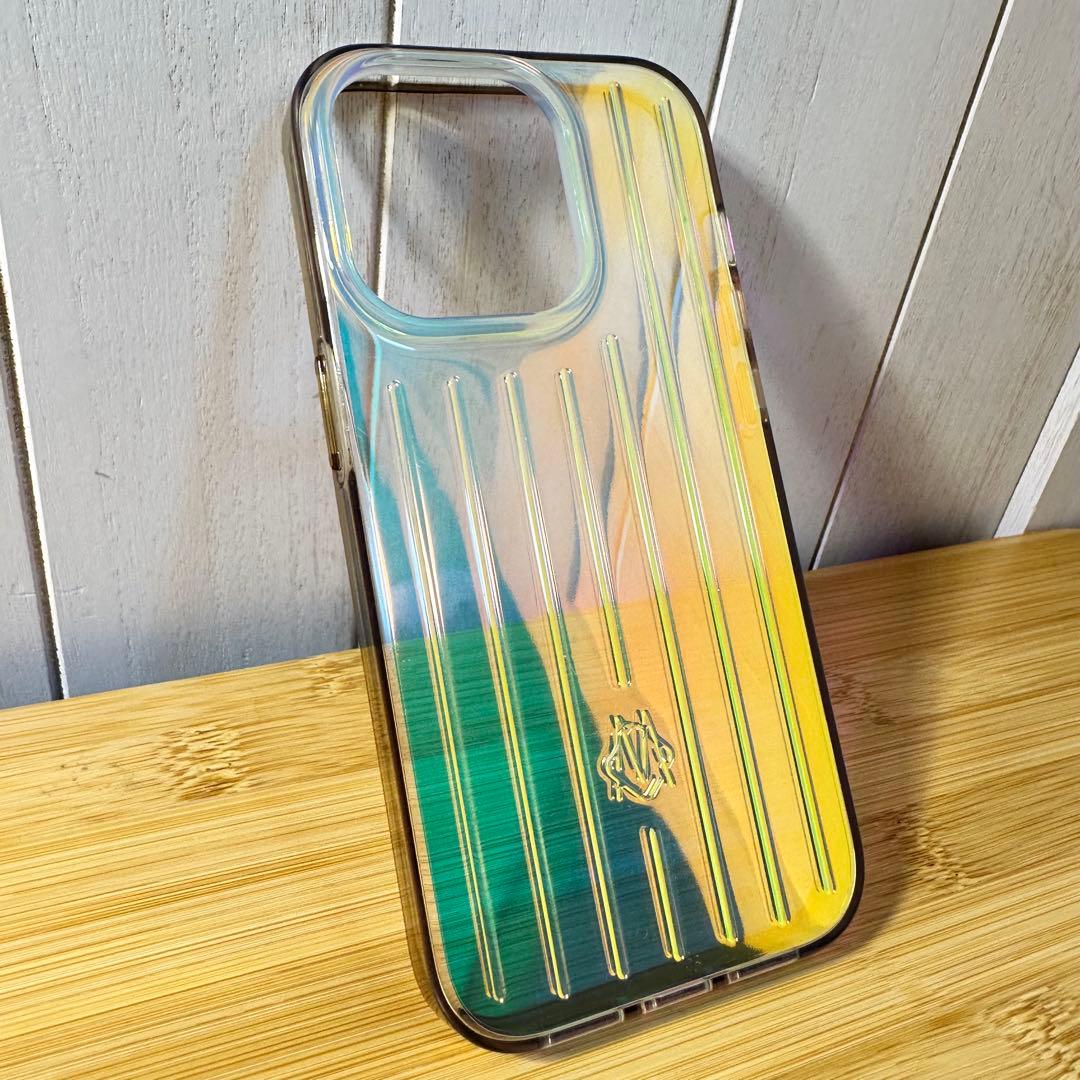 RIMOWA リモワ iPhone14 Pro ケース イリディセント