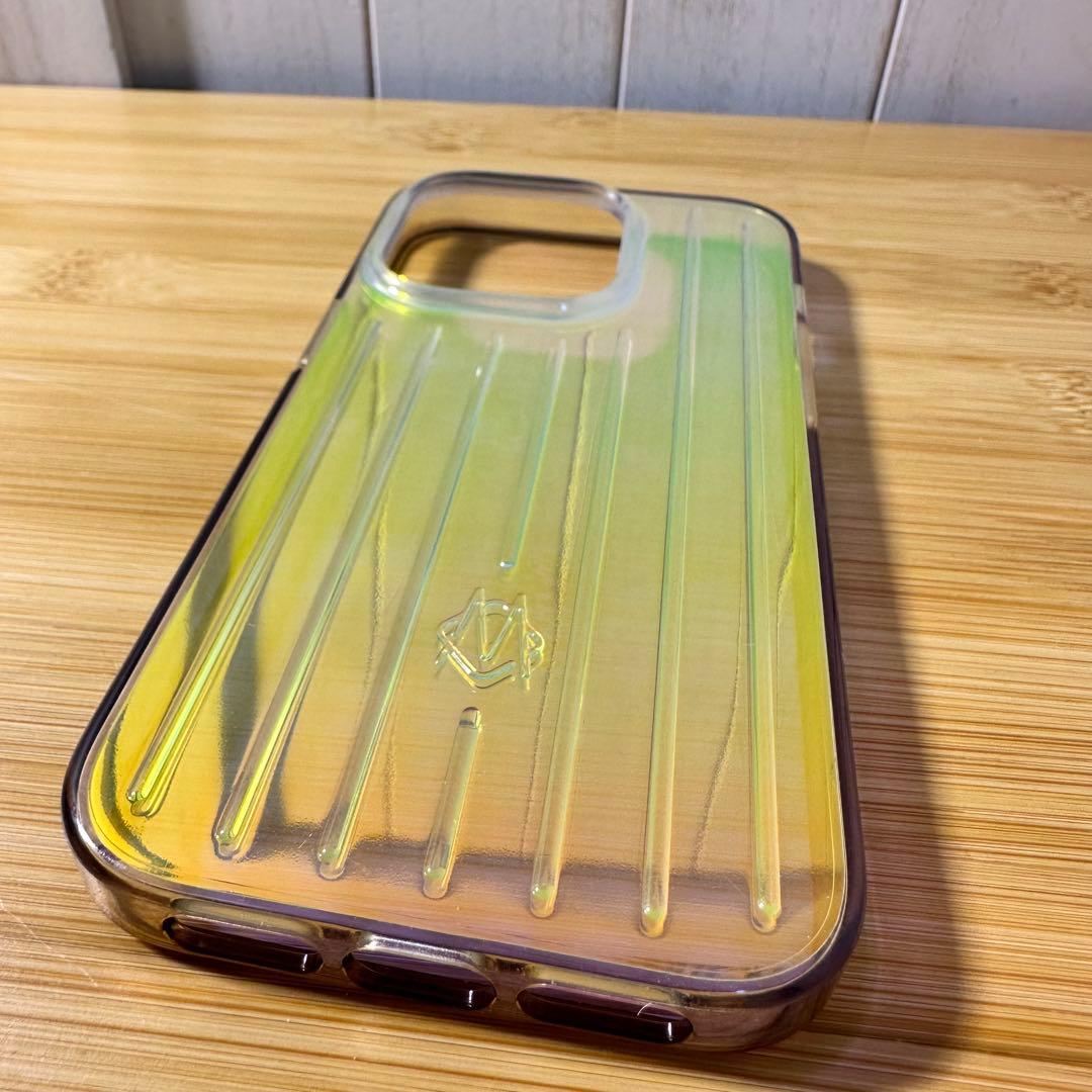 RIMOWA リモワ iPhone14 Pro ケース イリディセント