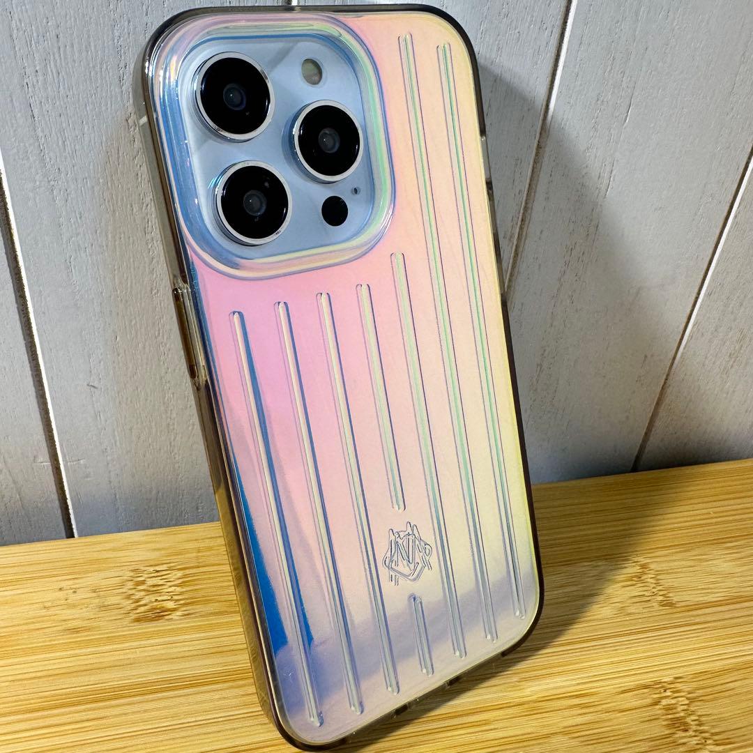 RIMOWA リモワ iPhone14 Pro ケース イリディセント