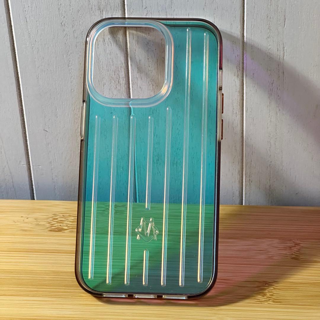 RIMOWA リモワ iPhone14 Pro ケース イリディセント